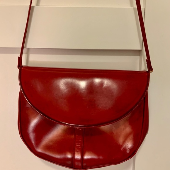 La Scala Vintage Red Purse - Picture 3 of 12